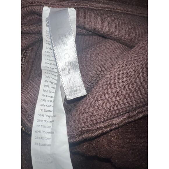 Fabletics Cozy Cord Brown Women's soft lounge comfort Jumpsuit size XL - Picture 6 of 6